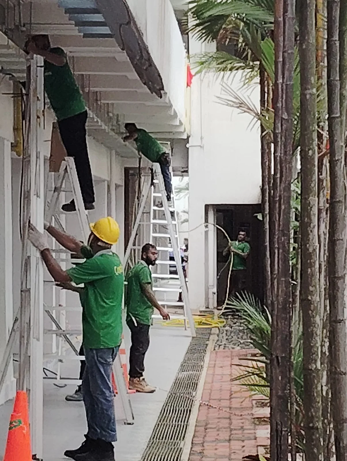 Installation activity on site
